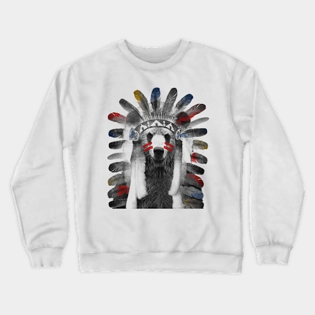 Chief Bear Crewneck Sweatshirt by Buy Custom Things